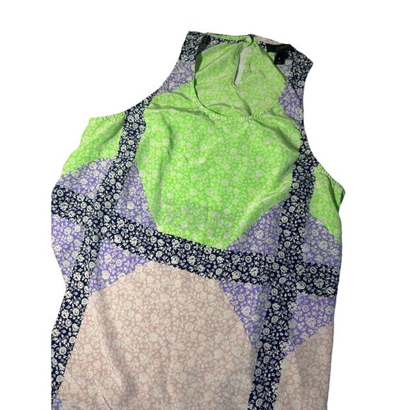 J. Crew 100% Silk Tank Blouse Size 8 - Picture 3 of 5